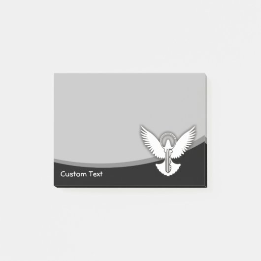 Duif met sleutel post-it® notes (Voorkant)
