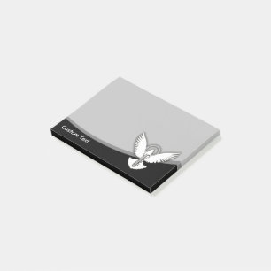 Duif met sleutel post-it® notes