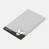 Duif met sleutel post-it® notes (Schuin)