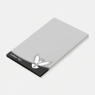 Duif met sleutel post-it® notes