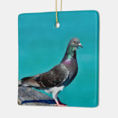 Duif Met Uitzicht Keramisch Ornament (Links)