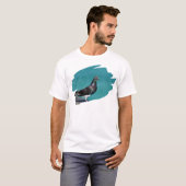 Duif Met Uitzicht T-shirt (Voorkant volledig)