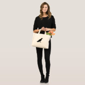 duif mini tote bag (Voorkant (model))