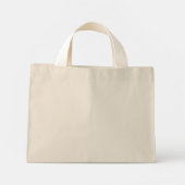duif mini tote bag (Achterkant)