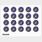 Duif Natuurliefhebber Cadeau, Vredesduif Stijl Die Ronde Sticker (Vel)