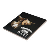 Duif Neem Een Kans Tegeltje (Zijkant)