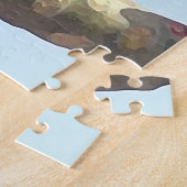 duif op een boomschilderende puzzel (Zijkant)