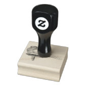 Duif op een Plank Vogel  Rubberstempel (Stempel)