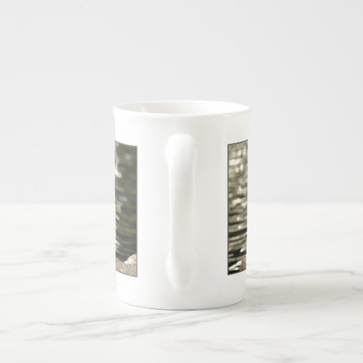 duif porselein kop (Achterkant)