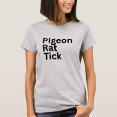 Duif Rat Teek PRT T-shirt (Voorkant)