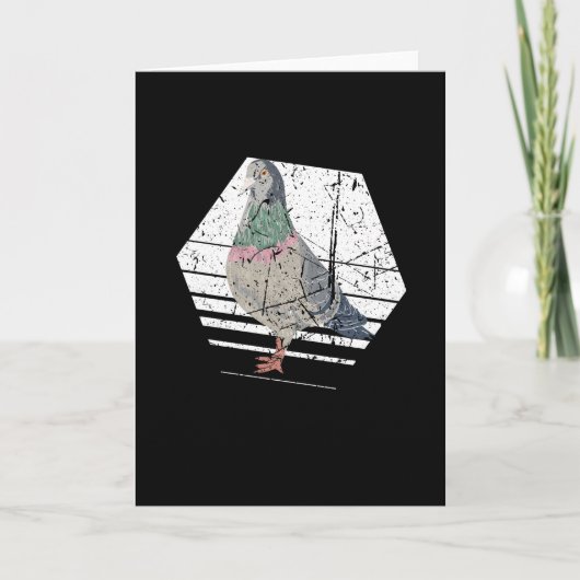 Duif Retro Kaart (Voorkant)