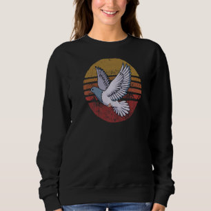 duif retro stijl duif trui