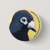 duif ronde button 3,2 cm (Voorkant)