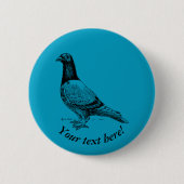duif ronde button 5,7 cm (Voorkant)