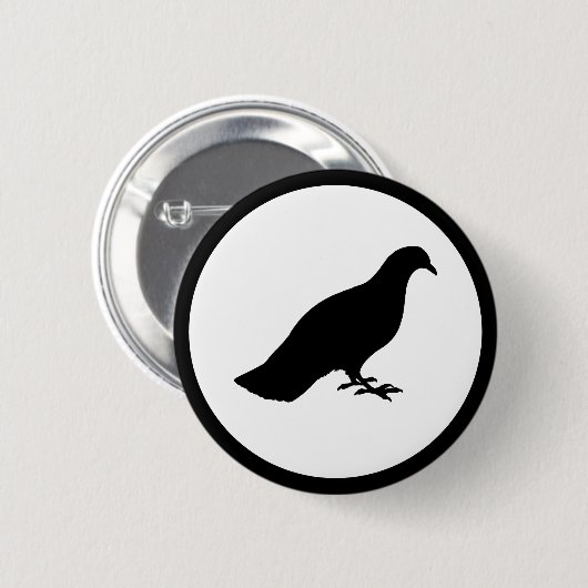 duif ronde button 5,7 cm (Voorkant /achterkant)