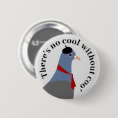 duif ronde button 5,7 cm (Voorkant /achterkant)