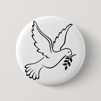 duif ronde button 5,7 cm