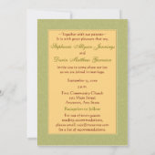 duif Roos hart bruiloft uitnodiging zomer (Achterkant)