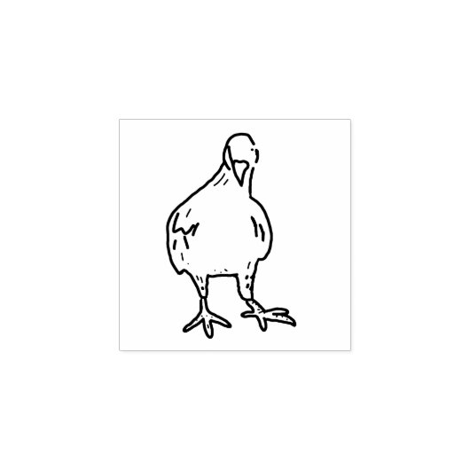 Duif rubber stempel, stadsvogel rubberstempel (Afrduk)