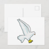 Duif Schaatsen Schaatsen Briefkaart (Voorkant / Achterkant)