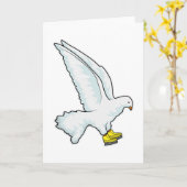 Duif Schaatsen Schaatsen Kaart (Gele Bloem)