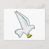 Duif Schaatssport Schaatsen Briefkaart (Voorkant)