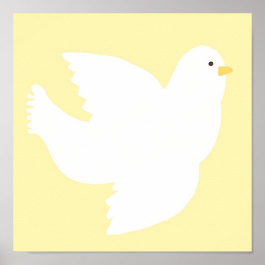 duif schilderkunst poster (Voorkant)