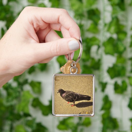 duif sleutelhanger (Hand)