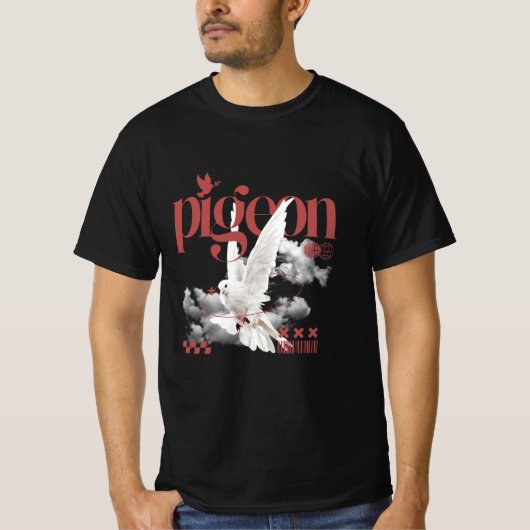 duif t-shirt (Voorkant)