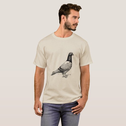 duif t-shirt (Voorkant volledig)