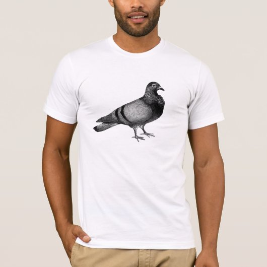  duif T-shirt (Voorkant)