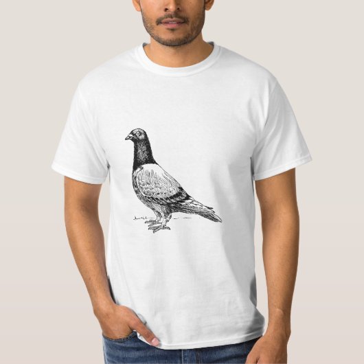 duif t-shirt (Voorkant)