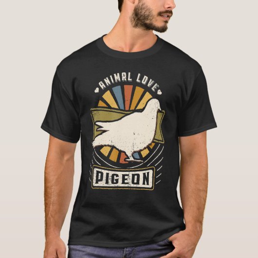  duif t-shirt (Voorkant)