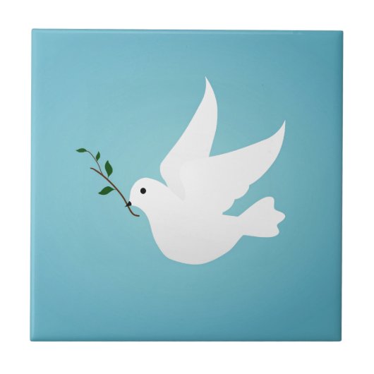 duif tegeltje (Voorkant)