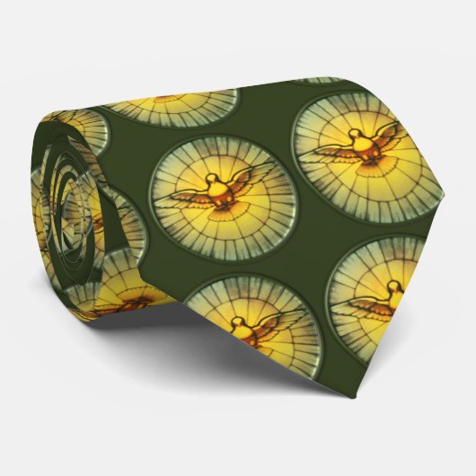 Duif van de Heilige Geest Stropdas (Opgerold)