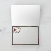 Duif van de Kerstkaart van de Vrede Feestdagen Kaart (Binnen)