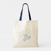 Duif van de Vrede. Vrede. Tote Bag (Achterkant)