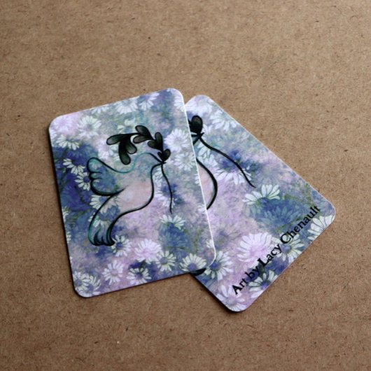 Duif van hoop en vrede notitiekaartje