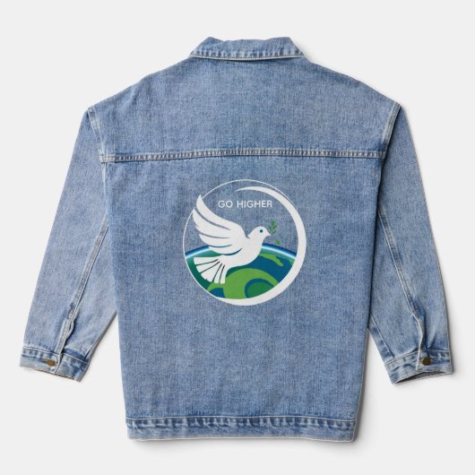 DUIF VAN VREDE GA HOGER DENIM JACKET (Achterkant)