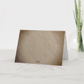 Duif van Vrede Gepersonaliseerde Schriftuurtekst Kaart (Achterkant)