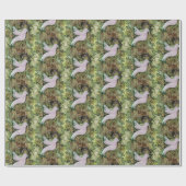 Duif van vrede op aarde en hoop op vrede in de wer cadeaupapier (Vlak)