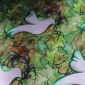 Duif van vrede op aarde en hoop op vrede in de wer cadeaupapier