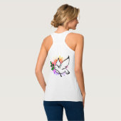 Duif Van Vrede Tanktop (Volledige Achterkant)