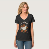 Duif Vintage Retro Klassiek Dier T-shirt (Voorkant volledig)