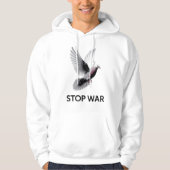duif, vliegen, midden in de lucht, vleugels verspr hoodie (Voorkant)