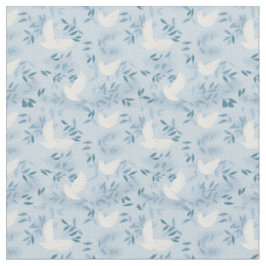 Duif Vogel Blauw Stof