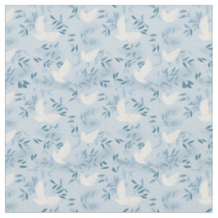 Duif Vogel Blauw Stof