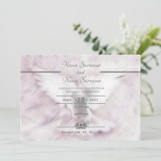 Duif vogel kaart (Staand voorkant)