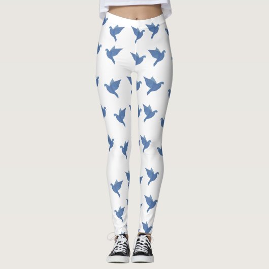 Duif, Vogelkunst, Duiven Leggings (Voorkant)