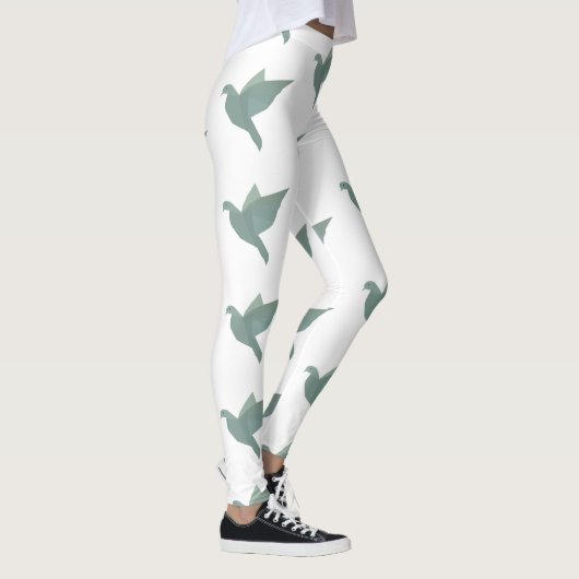Duif, Vrede, Dove Art Leggings (Rechts)